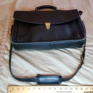 Vintage leather Coach Morgan Briefcase